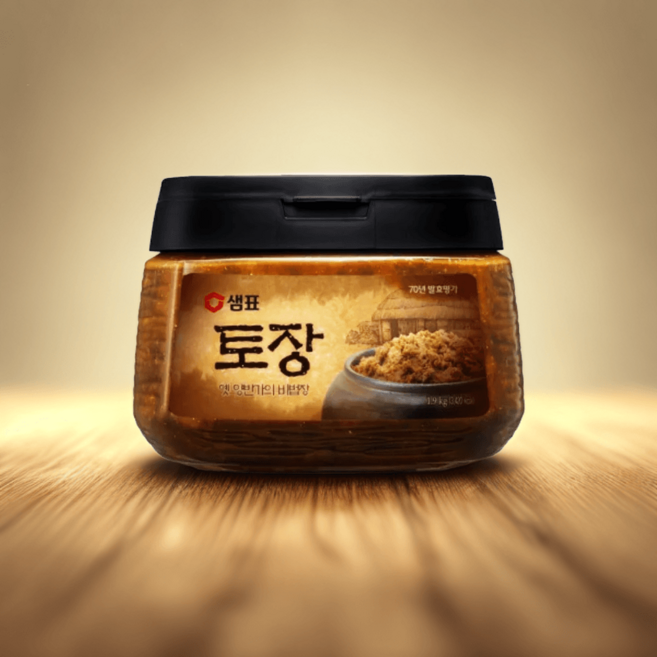 샘표 토장 100일 숙성 1.9kg 1개 양념 찌개 콩100%