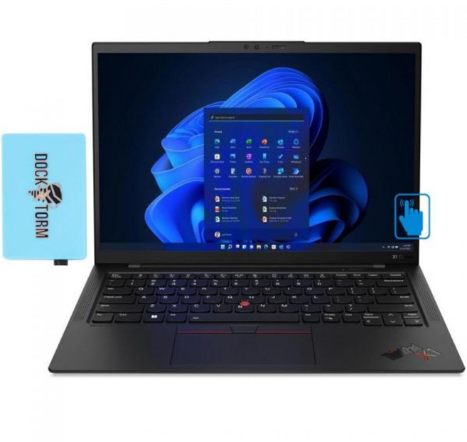 썬더볼트 4 독 레노버 씽크패드 X1 카본 11세대 비즈니스 노트북 14.0\" 터치스크린 PS WUXGA (인텔 71355U 16GB LPDDR5 512GB SSD 백라이트 K, 16GB RAM|512GB SSD_Win10P