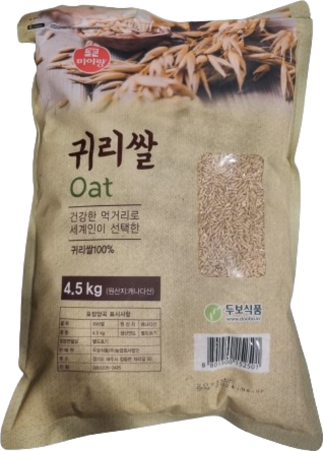 [코스트코] 두보식품 미이랑 캐나다산 귀리쌀, 1개