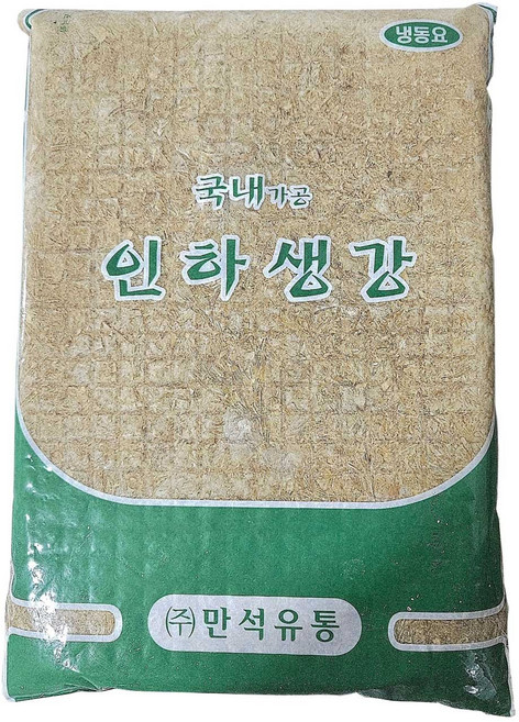 국내가공 인하생강 다진생강 수입생강 페루산, 1kg, 6개