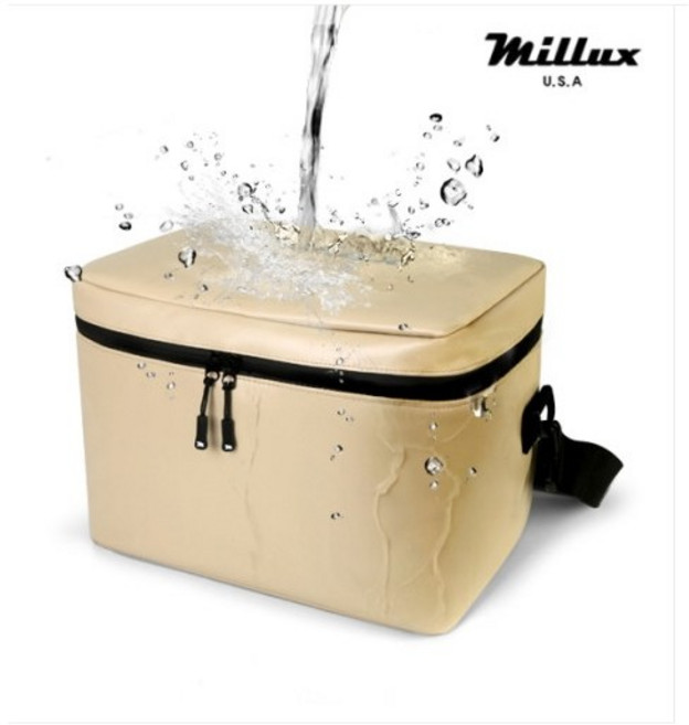 [밀룩스USA] 아쿠아 쿨러백 MINI (8L) [내츄럴베이지], 내츄럴 베이지