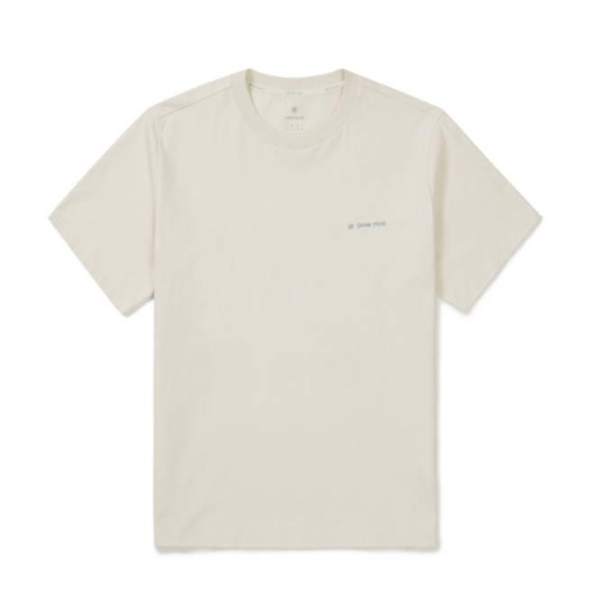 [스노우피크] 코튼 캠핑 용품 반팔 티셔츠 B1 S26MUFTS78 BI BL WH
