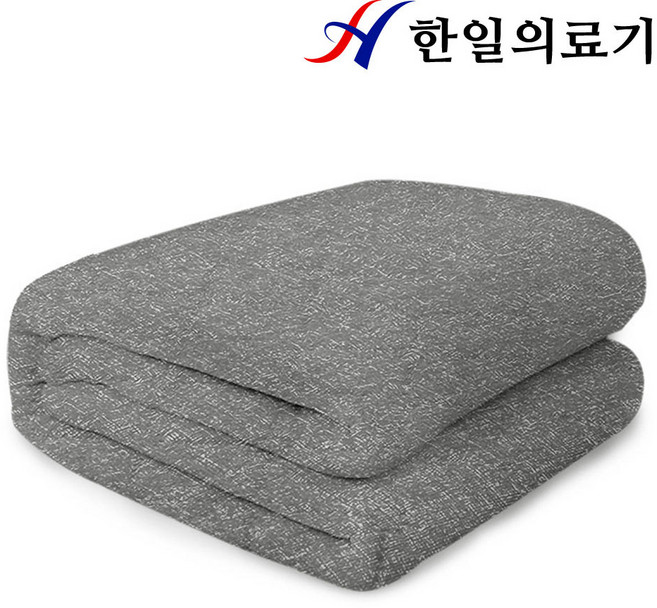 한일의료기 EMF 탄소 카본매트 전기장판 전기요, 퀸(분리난방) 150 x 200cm, EMF 카본 탄소매트 모던 그레이