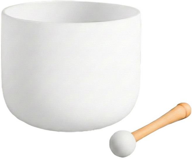 마음보건소 크리스탈 싱잉볼 화이트, 1개