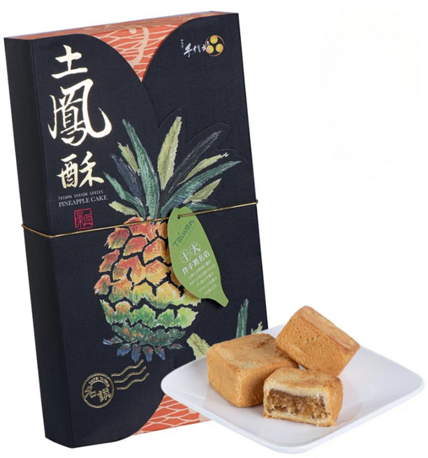 대만 수신방 펑리수 파인애플 케이크, 1개, 500g