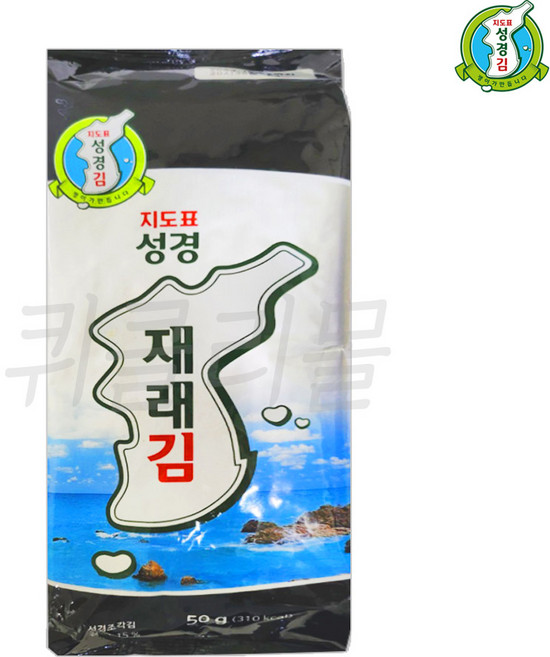 지도표 성경 재래조각김 50g x 5개