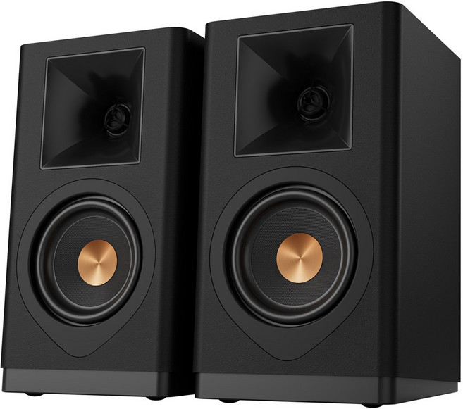 RESONO H420 2채널 100W 앰프내장 액티브 하이파이 북쉘프 컴퓨터 tv 블루투스5.4 스피커 USB DAC ARC 옵티컬 지원 리모컨 포함, 블랙 코퍼