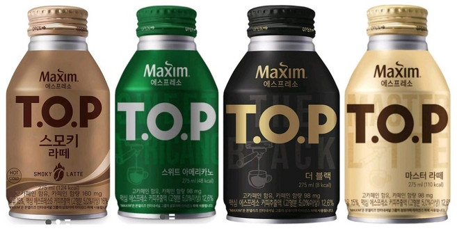 티오피 캔커피 마스터라떼 더블랙 스위트아메리카노 스모키라떼 275ml 4종 각6캔씩 (총24캔) 안전박스포장, 24개