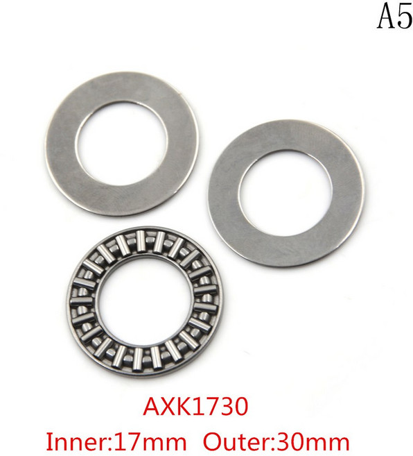 볼 니들 쓰리인원 평면 AX AXK0821 2 축 542 링 롤러 와셔 개 스러스트, 1개, 5.AXK1730 2AS