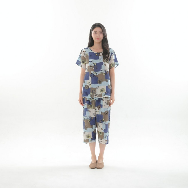 (인견총각) 국산 풍기인견 여성 시원한 상하세트