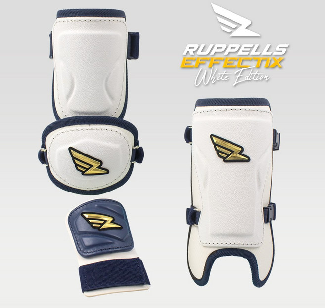 러펠스 이펙티스 화이트에디션 야구 보호대 암가드 풋가드 손등가드 (네이비), 1개, 네이비