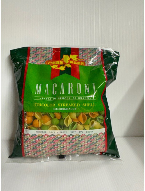 IVY 常春藤 三色貝殼麵 500g, 1個