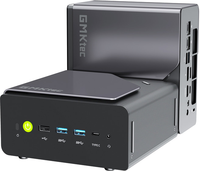 GMKtec AMD 라이젠7 H 255 미니 PC 윈도우11 프로 DDR5 PCIe 4.0 OCulink USB4, NucBox K12, WIN11 Pro, 512GB, 16GB, 블랙