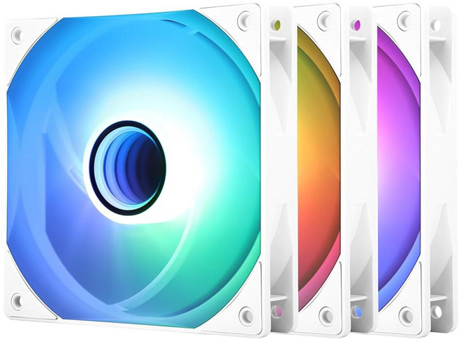 써멀라이트 TL-C12W-S V3 케이스 팬 120mm ARGB CPU 쿨러 미러 라이트 효과 포함 PC PWM 무소음 1500RPM 속도 화이트 쿨링 키트, TL-C12W-S V3 X3, TL-C12W-S V3 X3