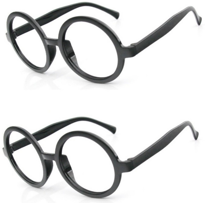 해리포터 코스프레 알없는 블랙 안경테