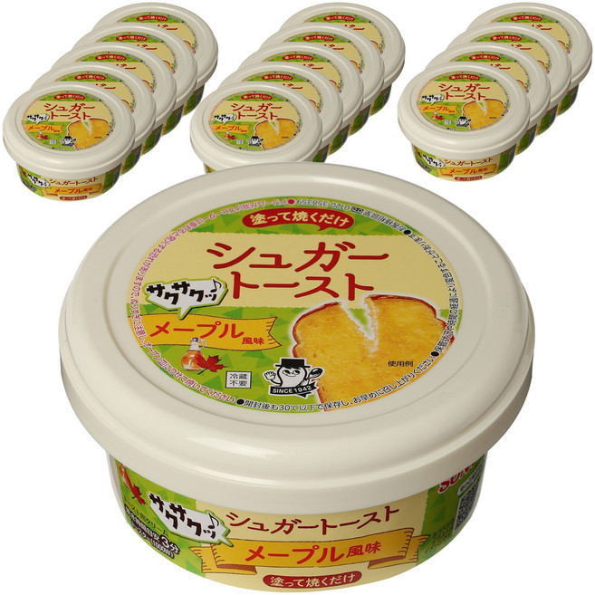 손톤 바르고 구우면 슈가 토스트 메이플맛, 15개, 100g