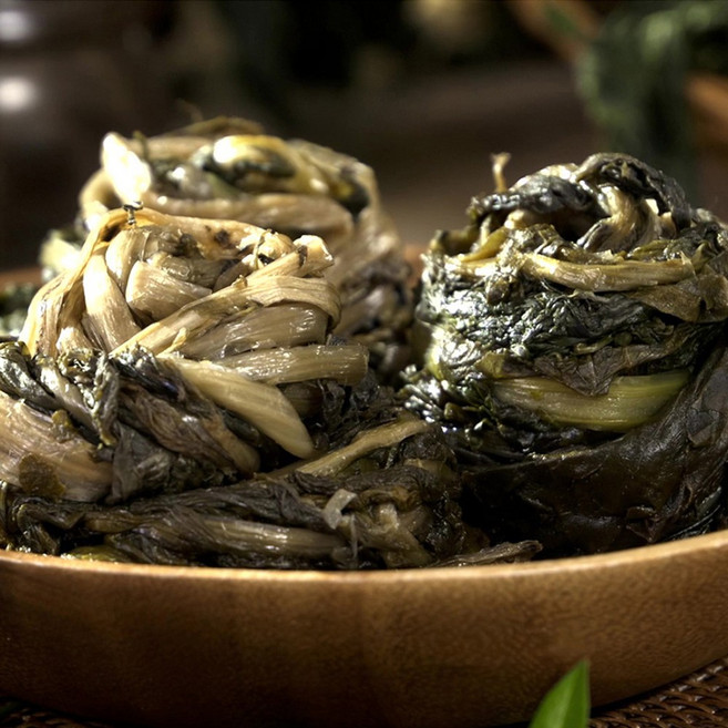 정품 펀치볼 강원도 양구 시래기 1kgX 2팩 (대용량팩) / 자연건조 후 삶은 시래기, 1박스