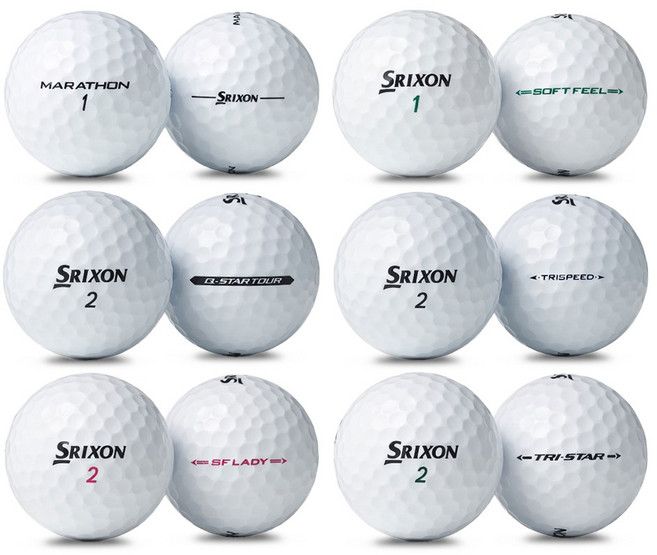 브랜드 로스트볼 A- 100알 모음, 스릭슨 화이트 피스 혼합 A-, 100개입, 100개