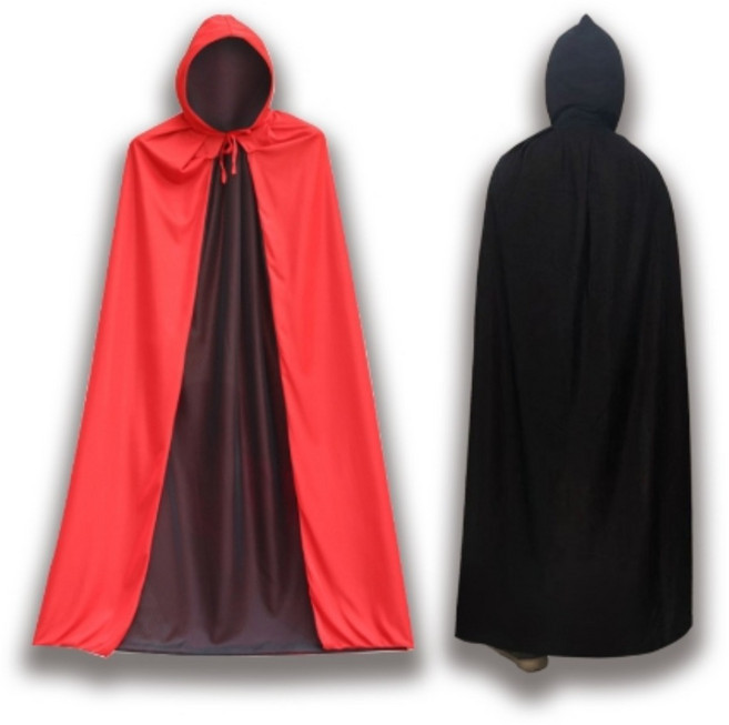 후드빨간망토 드라큘라 할로윈 코스프레 의상 양면사용가능