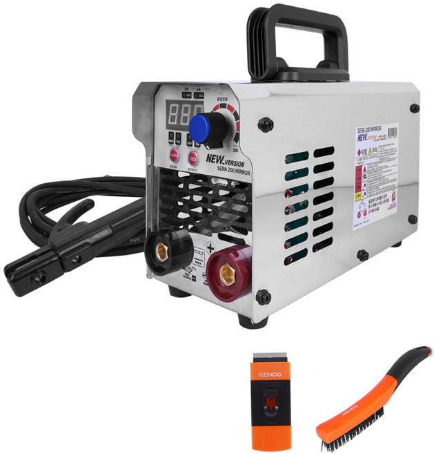 세라 휴대용 인버터 아크 용접기 SERA-200CO 미러 3.2half 터보 3.2full + 수공구2종 증정, 1. SERA 200_미러 용접기세트, 1개