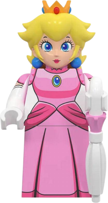 슈퍼마리오 호환블럭 브릭미니피규어 시리즈 마리오/루이지/쿠파/요시/토드/피치 취미/수집/장식/컬렉션용 커스텀 호환 블록피겨 컬렉션 01, 1개, SM-0103. 프린세스 피치