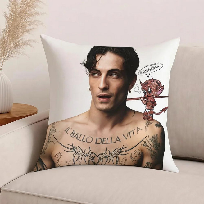 다미아노 데이비드 재미있는 작은 두려움 베개 케이스 사무실 쿠션 소파 자동차 침실 장식 커버에 적합, 1개, 5. z5 / H. 65x65CM(26x26In)