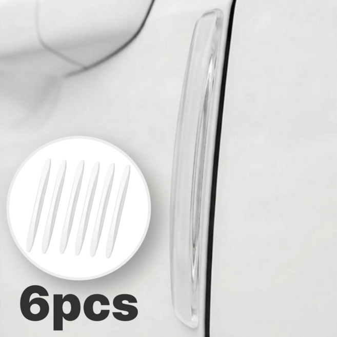 리즈앤모어 자동차 도어가드 문콕 방지, 6개, 투명