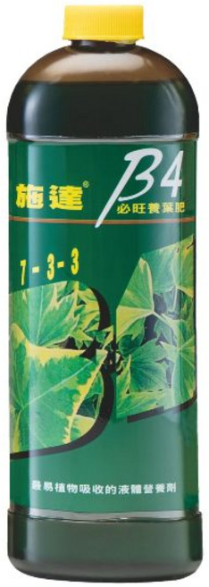 施達 B4 必旺養葉肥, 1個, 養葉肥B4 300mL(送100ml量杯