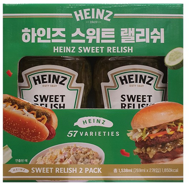 하인즈 스위트 랠리쉬 769ml, 2개