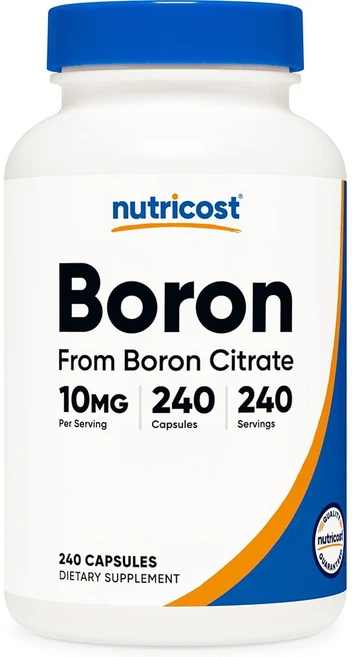 뉴트리코스트 붕소 Boron 10mg, 1개, 240정, 240정 - 쿠팡