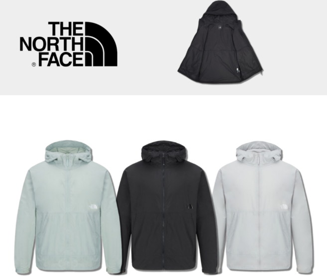 국내매장 정품(백화점) 노스페이스 바람막이 남성 여름 안타템 냉감소재 런닝자켓