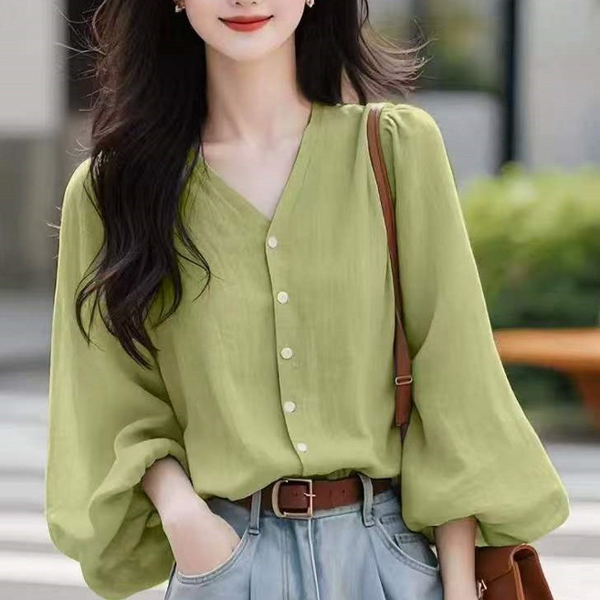 루스리더 여성 슬림핏 럭셔리 패션 셔츠 M628