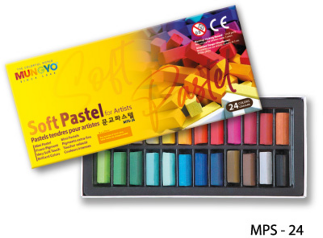 문교 파스텔 24색, 10개