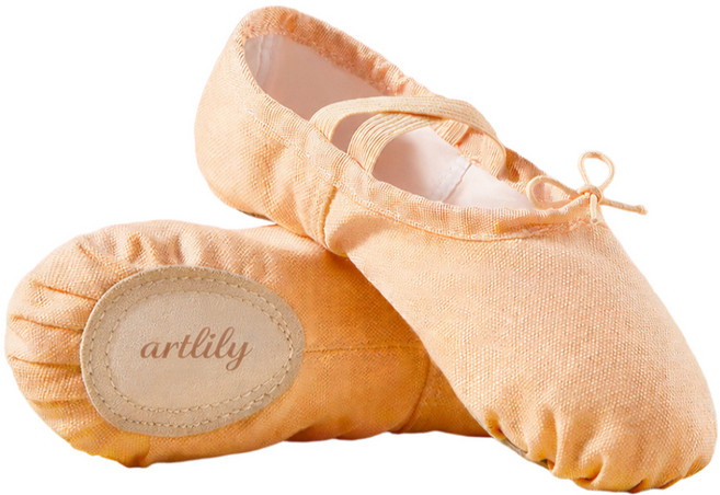 아트릴리 끈조절 발레슈즈 키즈 성인 공용 발레 연습화