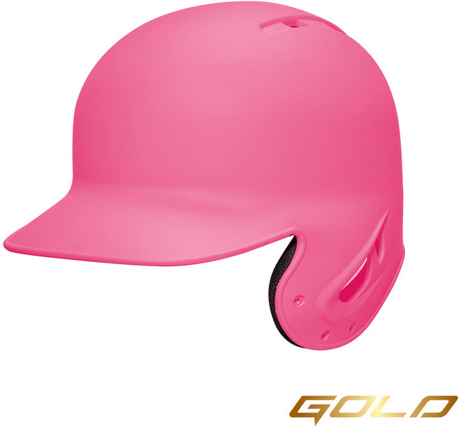 골드 G쉴드 타자헬멧 무광 우타, 1개, 핑크