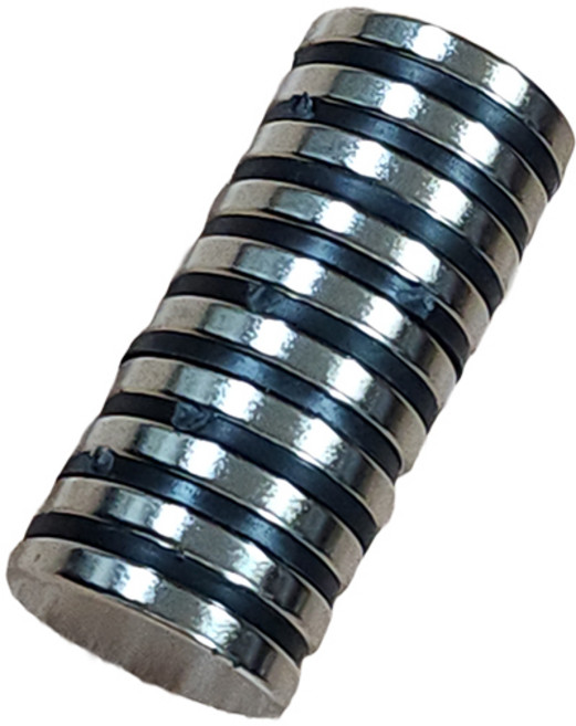 초강력 네오디움 원형자석 20 x 3mm, 실버, 10개