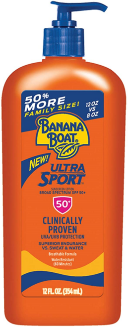 바나나보트 울트라 스포츠 선로션 선크림 선스틱 SPF 50 354ml 대용량, 1개