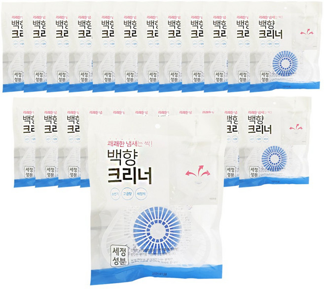 한양 백향크리너 소변기탈취제 공중화장실 남성소변기용 화장실냄세제거제 악취제거 20개입 1박스, 20개