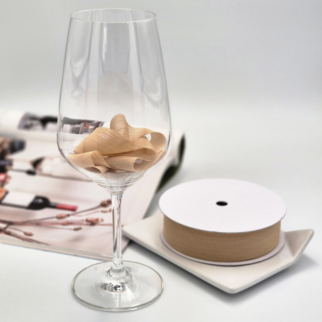 라인 패키지 선물포장 시스루 쉬폰리본 17color (10yd), 아몬드베이지