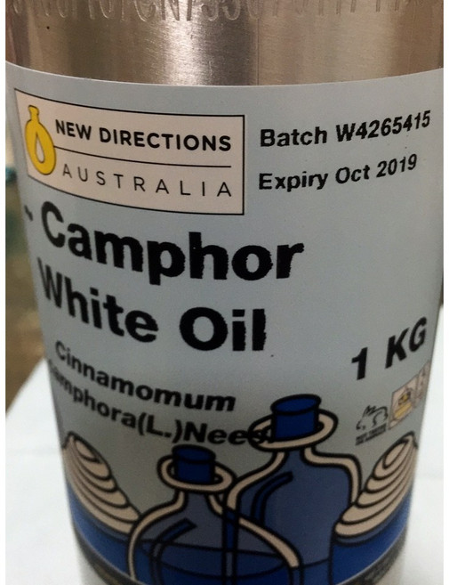 NEW DIRECTIONS AUSTRALIA 樟腦白油 1KG, 1個