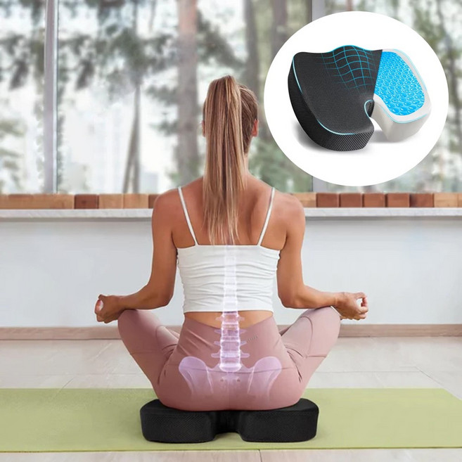 키높이 명상방석 두꺼운 기도 방석 참선 명상 매트