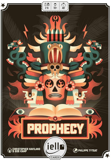 IELLO : Prophecy - 전략적 트릭 테이킹 카드 게임 마야 테마 베팅 가족 2-6명 40분