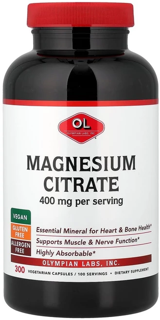 올림피안랩스 마그네슘 시트레이트 133mg 300정 Magnesium - 쿠팡