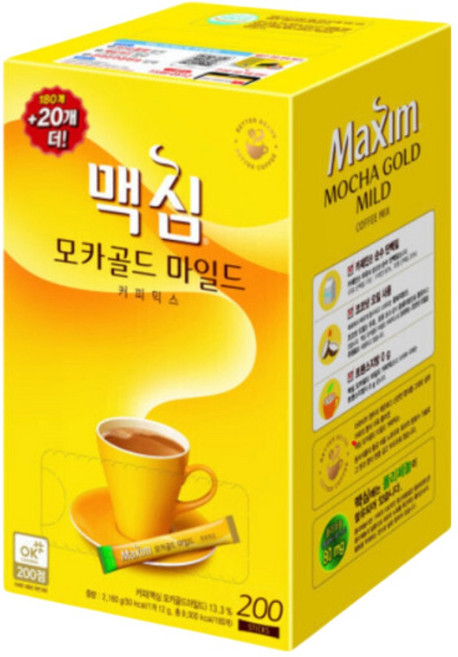 맥심 모카골드마일드커피믹스, 1개, 12g, 420개입