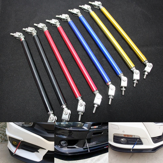 전차종립댐 프론트립댐 3단공용 립댐 바디킷 에어댐 자동차립댐, 픽싱15cm(2개세트골드), 픽싱브라켓