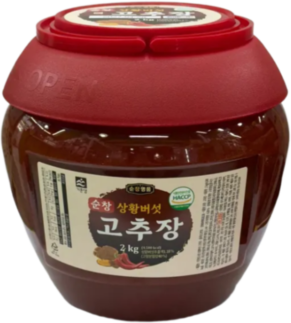 순창우리식품 순창 상황버섯 태양초 고추장, 2kg, 2개
