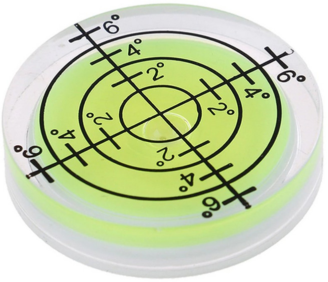 크리브 원형 수평기 32mm 수평계, 1개