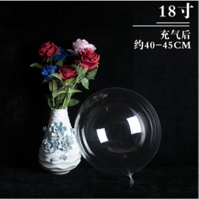 波波球, 1個, 透明-18吋波波