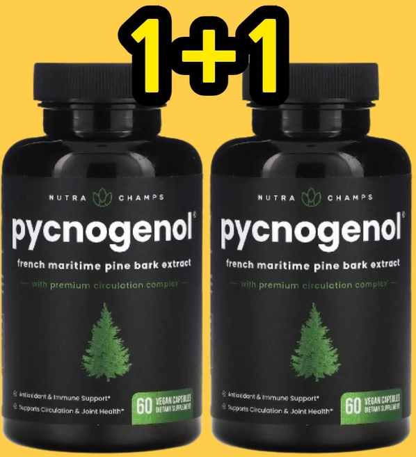 피크노제놀 NutraChamps 60정 2개 - 쿠팡