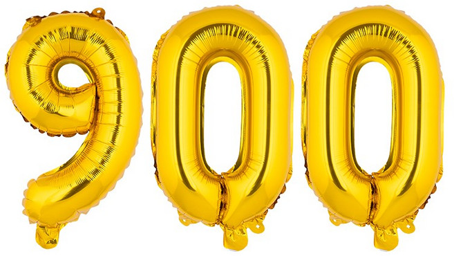 아트포유 백일 100일 200일 300일 풍선 이벤트 세트 3P, 옐로우 골드 900, 1개